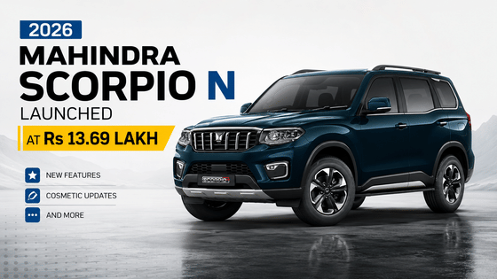 2026 Mahindra Scorpio N Launched at Rs 13.69 Lakh, Gets New Features, Cosmetic Changes & More 
